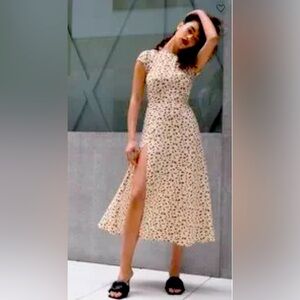 Reformation Gavin dress in Marion. NWT